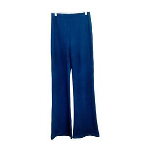 Urban Outfitters Pleated Wide Leg Casual Pants Teal Blue Size Small